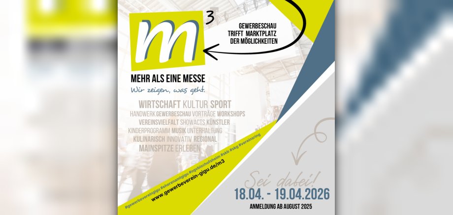 Veranstaltungshinweis m3