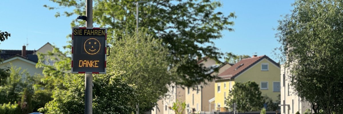 Geschwindigkeitsanzeigen