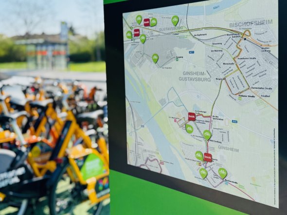 Übersicht der Standorte: meinRad und book-n-drive