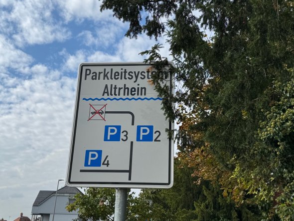 Schild Parkleitsystem Schild Parkleitsystem