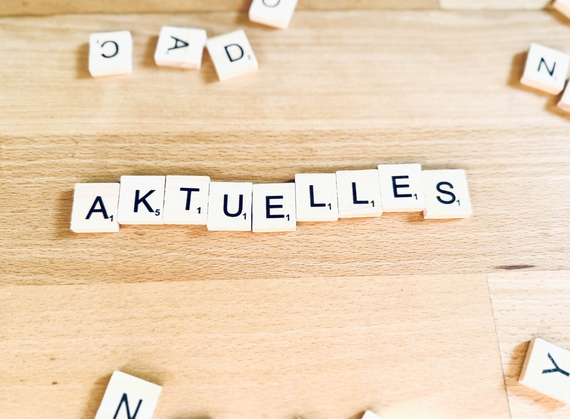 Schriftzug "Aktuelles" Schriftzug "Aktuelles"
