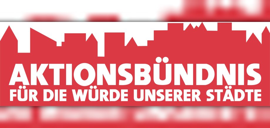 Logo: Aktionsbündnis "Für die Würde unserer Städte"