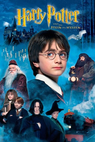 Filmplakat: Harry Potter und der Stein der Weisen Filmplakat: Harry Potter