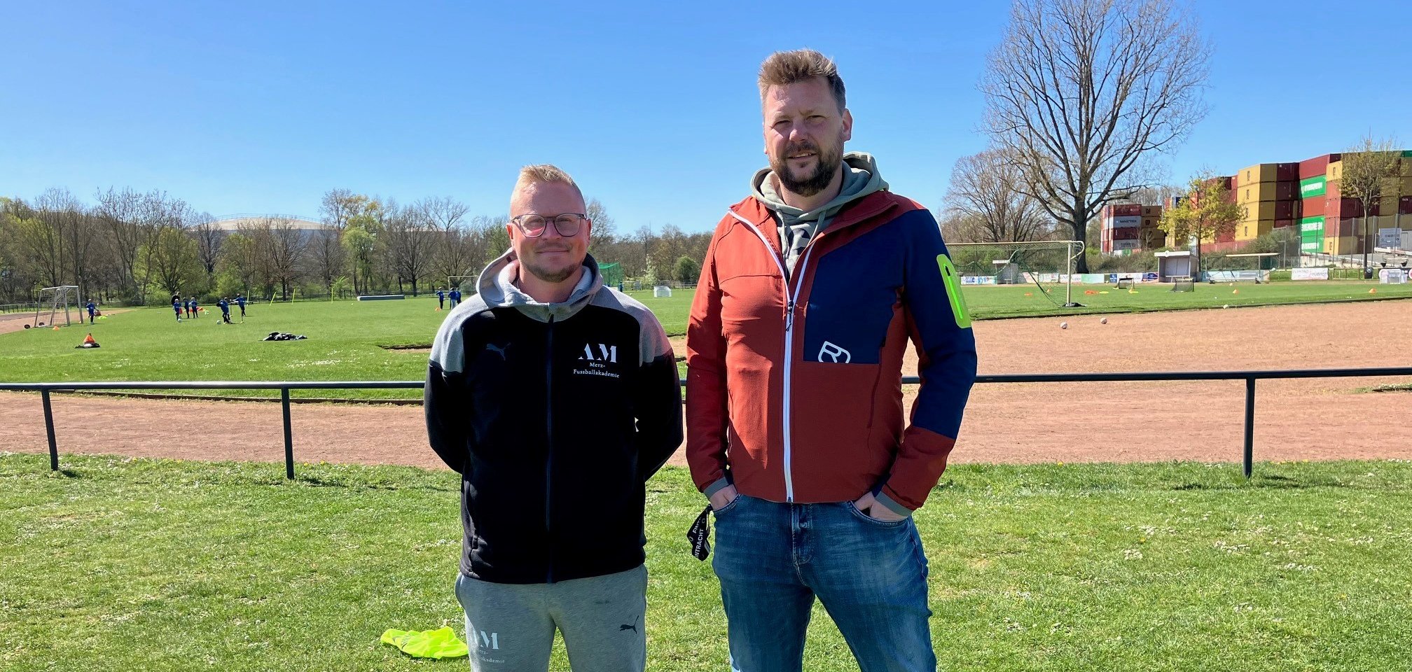 Andreas Merz und Patrick Pfannschmidt