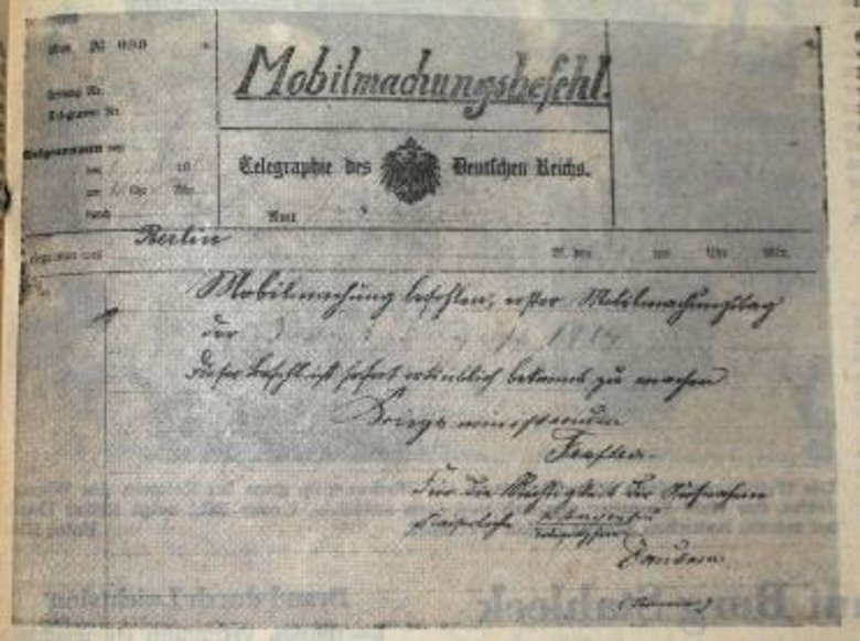 Mobilmachungsbefehl Mobilmachungsbefehl