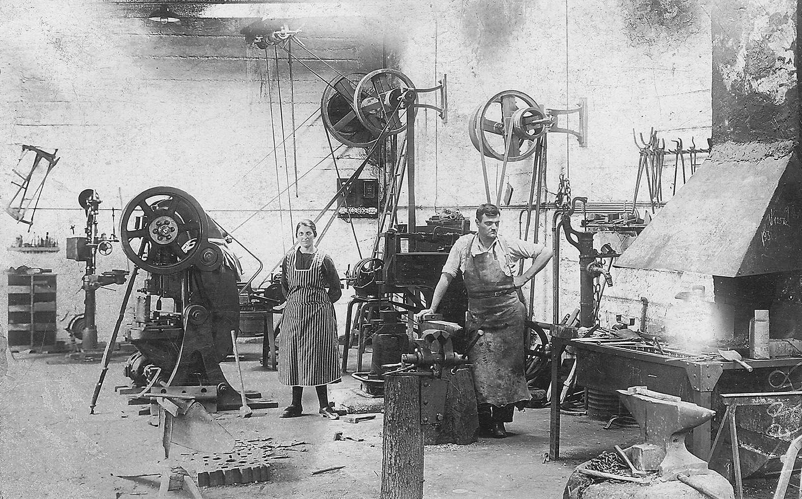 Heinrich Schwamb mit Frau Katharina