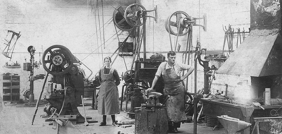 Heinrich Schwamb mit Frau Katharina