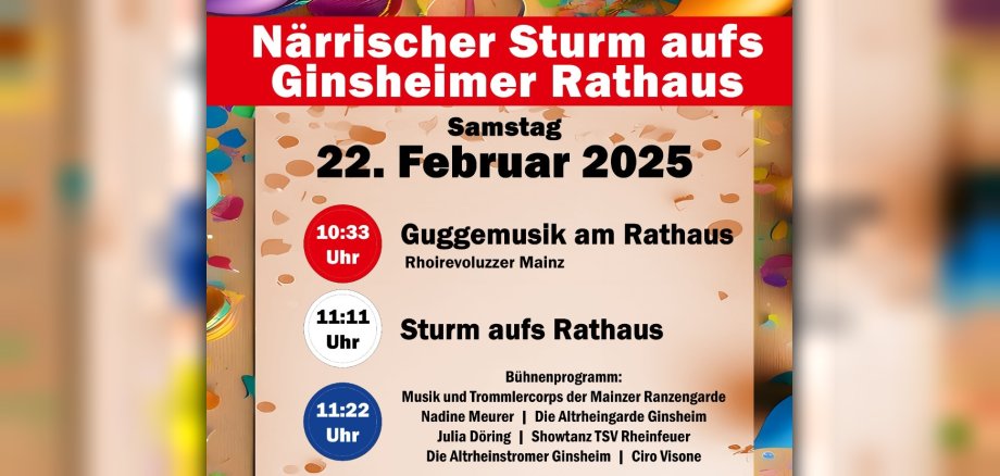 Plakat: Rathaussturm