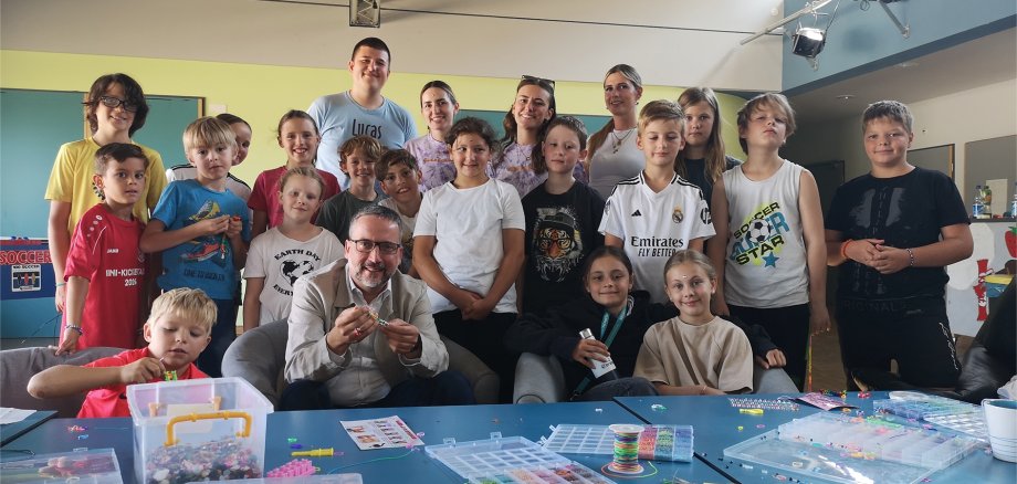 Bürgermeister-Sprechstunde bei den Ferienspielen