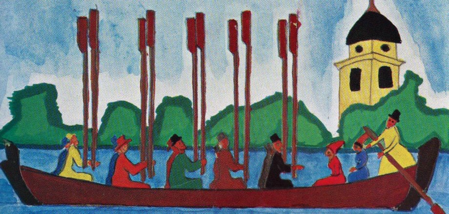 Kirchboot von Dalarna Mein Bild von Schweden