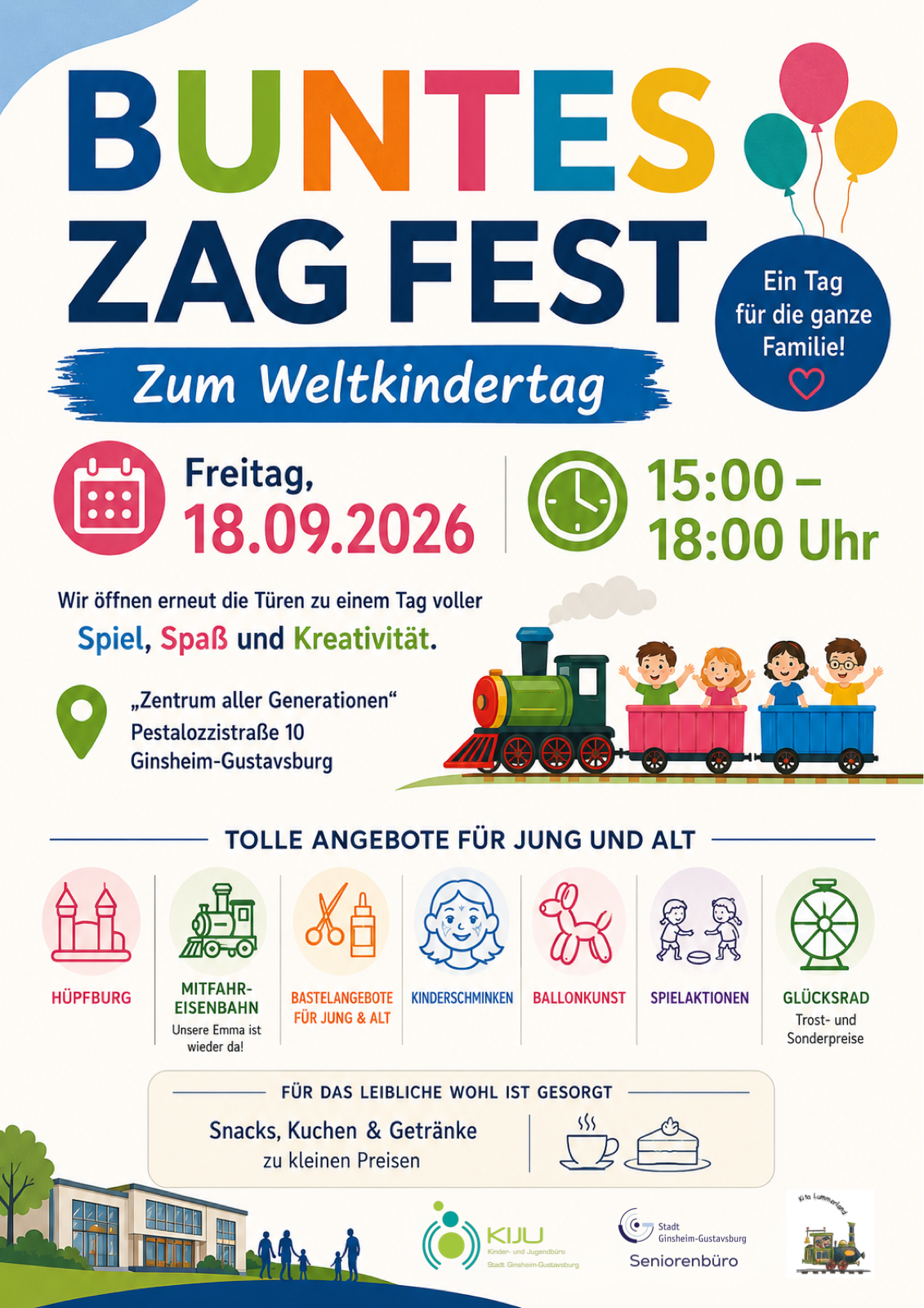Plakat "ZAG"-Fest zum Weltkindertag