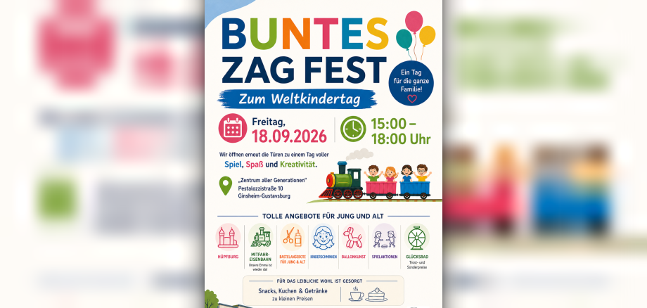 Plakat "ZAG"-Fest zum Weltkindertag Plakat "ZAG"-Fest zum Weltkindertag