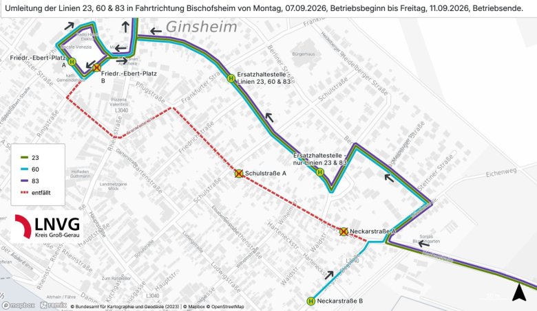 Umleitungsplan Umleitungsplan