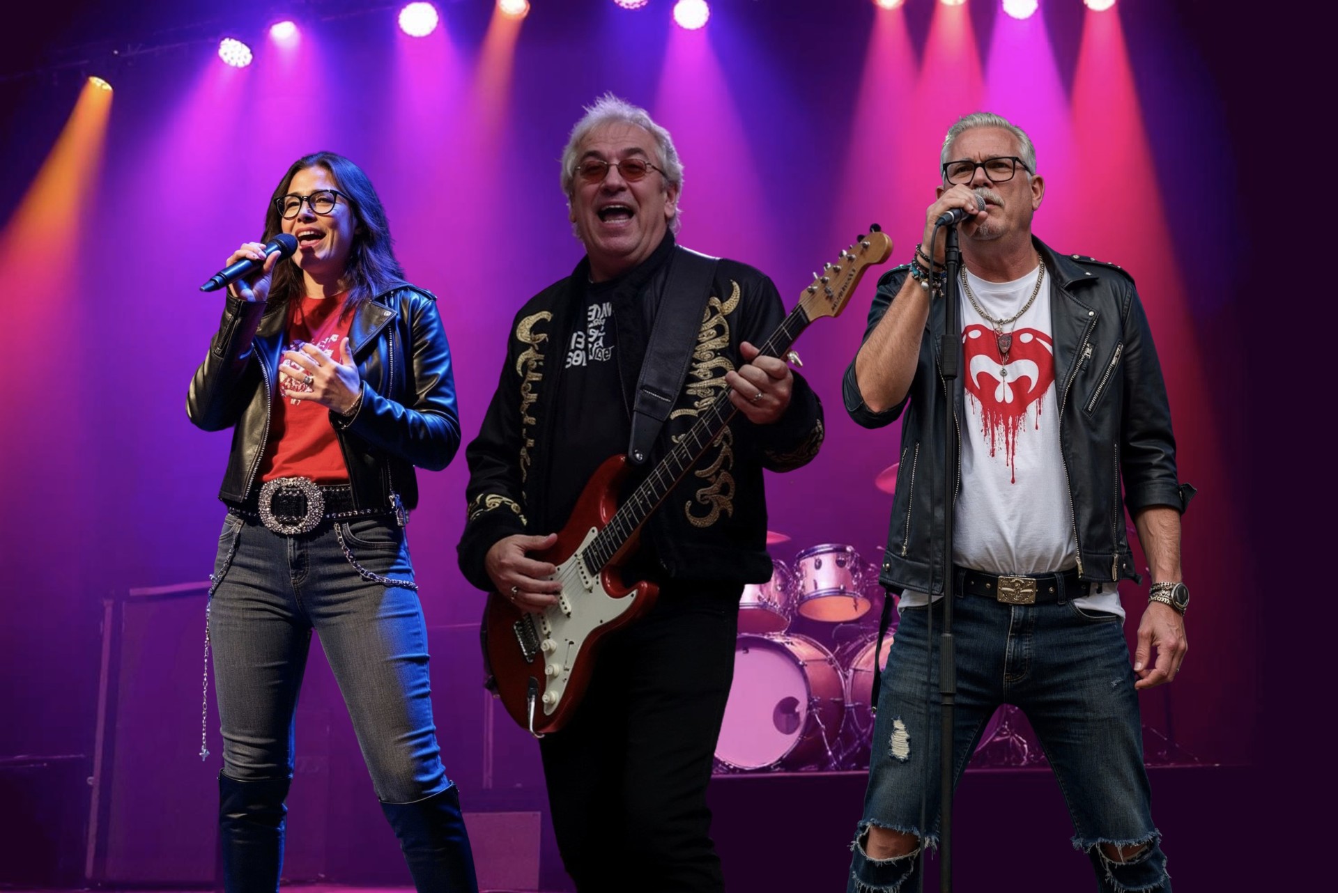 All Three Rockig Stage