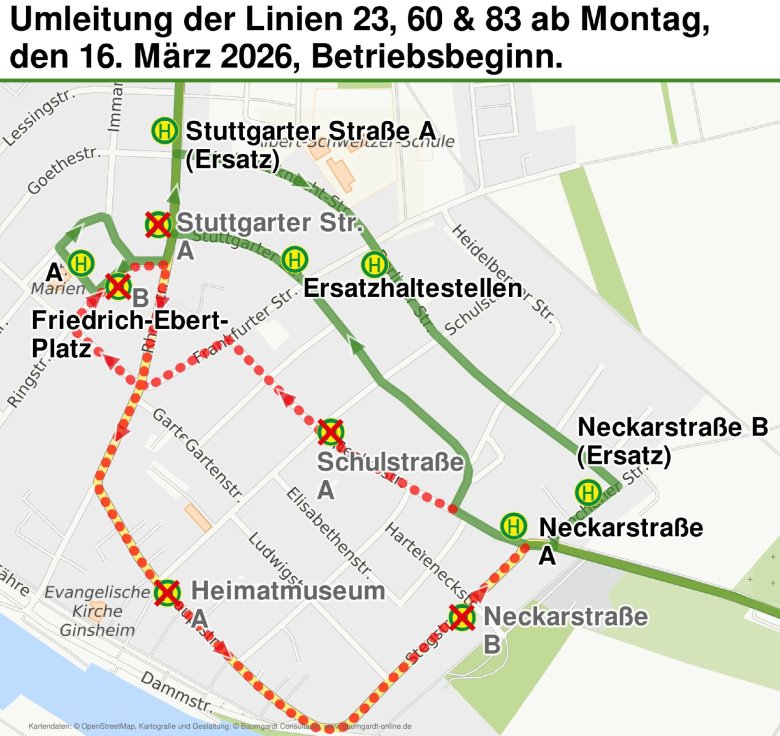 Umleitung Busverkehr