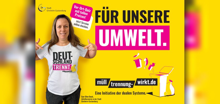 Werbefoto für Kampagne "Deutschland trennt"