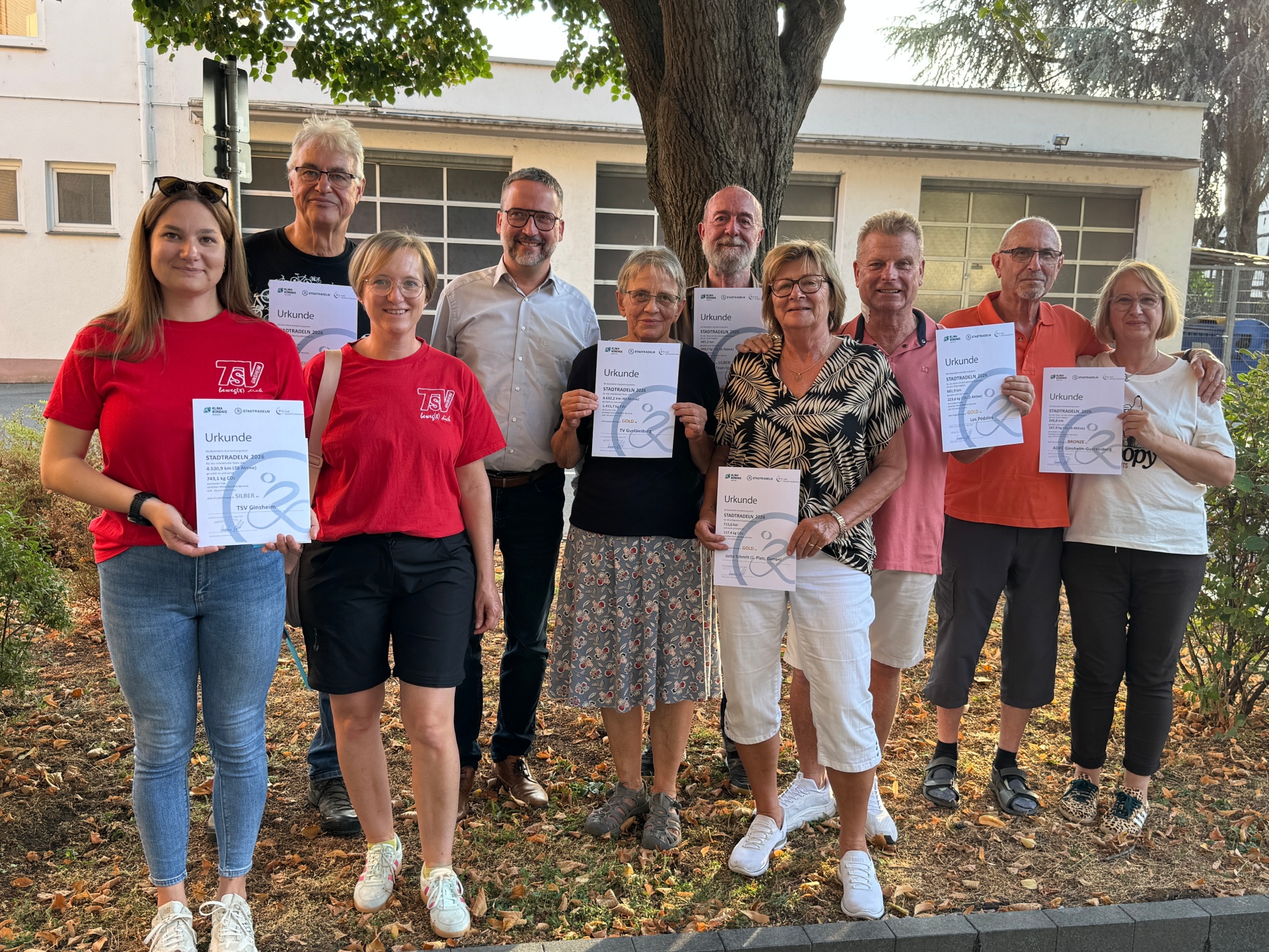 Die erfolgreichsten Teilnehmer*innen und besten Teams der diesjährigen Stadtradeln-Aktion