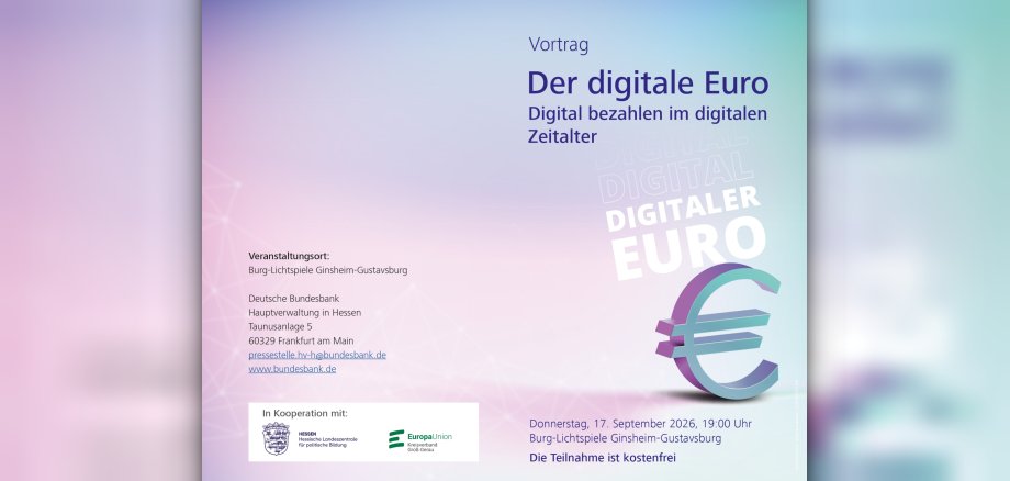 Plakat: Der digitale Euro Plakat: Der digitale Euro