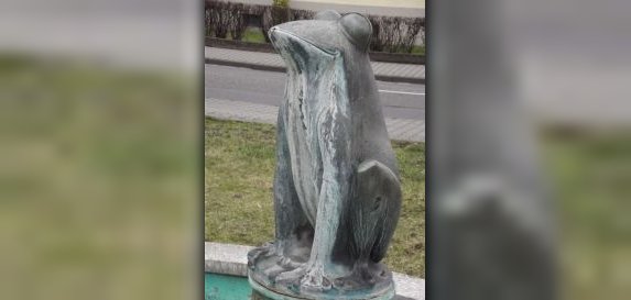 Froschbrunnen in Gustavsburg