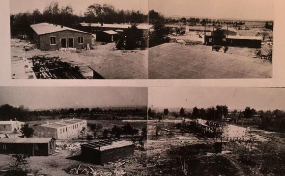 Das Ausländerlager in Ginsheim war bei Kriegsende noch im Bau. Es wurde später – wie auch das M.A.N.-Lager – für die 1200 zugewiesenen Flüchtlinge aus den deutschen Ostgebieten genutzt. 