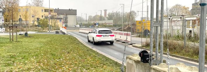 Baustelle Bahnunterführung in Gustavsburg