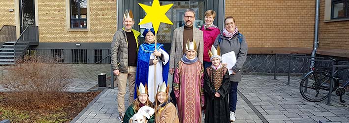 Sternsinger besuchten das Rathaus