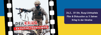Veranstaltung: 3 Jahre Krieg in der Ukraine