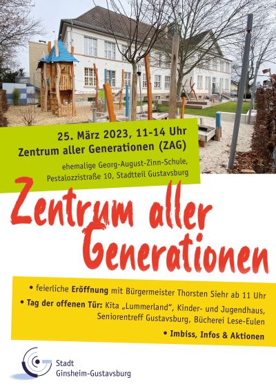 Flyer Eröffnung "Zentrum aller Generationen" Flyer Eröffnung "Zentrum aller Generationen"