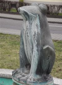 Froschbrunnen in Gustavsburg