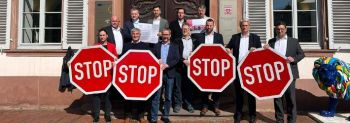 Bürgermeister protestieren