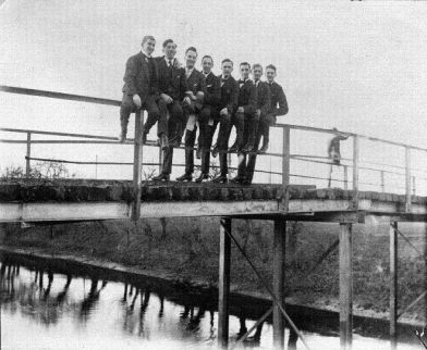 Brücke im Originalzustand, vermutlich nach 1914