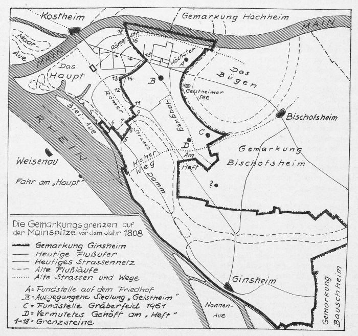 Neues vom Stadtschreiber: historische Karte Gelstheim